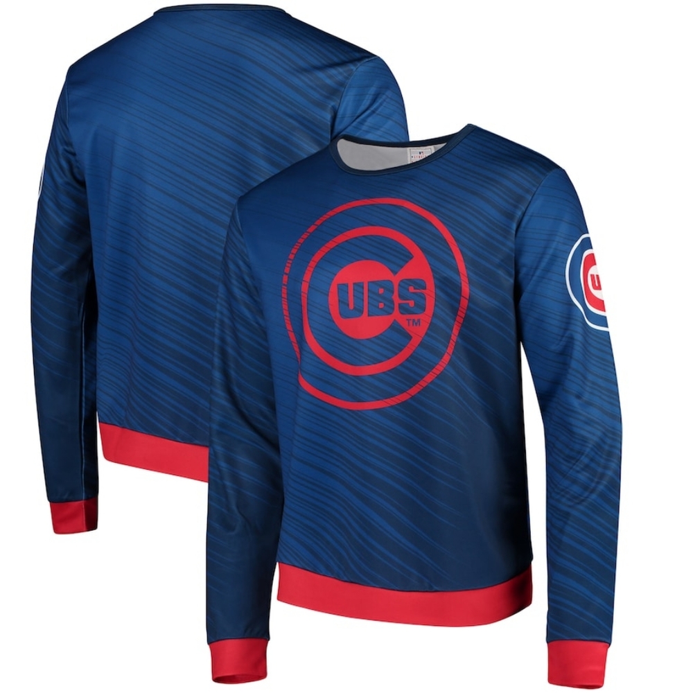 Chicago Cubs Static Rain Pullover Sweater - Royal